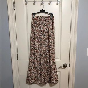 Charlotte Russe Wide Leg Floral Pants